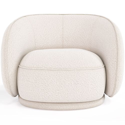 Curved armchair shop